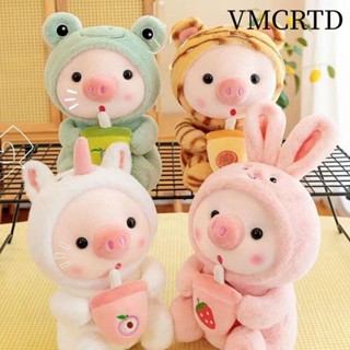 Vmcrtd Lulu Pig Sang Trọng Búp Bê, Mềm Mại 25cm Heo Sang Trọng, Hoạt Hình Sinh Nhật Dễ Thương Thú Nhồi Bông Gối Cho Trẻ Em Bé