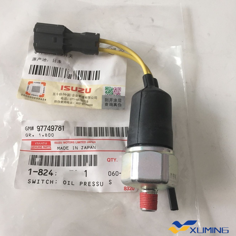Xm ISUZU Cảm Biến Dầu Cắm Công Tắc Áp Suất 4BG1 6BG1 6HK1 6WG1 1-82410170-0