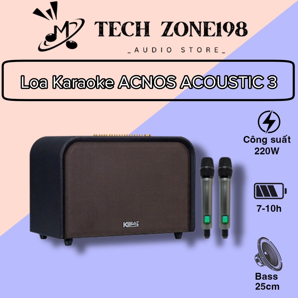 Dàn âm thanh di động ACNOS ACOUSTIC 3