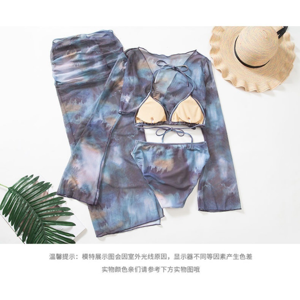 Meet-Adm Bộ Bikini Dài Bốn Mảnh Cho Nữ Bộ Đồ Bơi Gợi Cảm Thời Trang Mùa Hè Mới | BigBuy360 - bigbuy360.vn