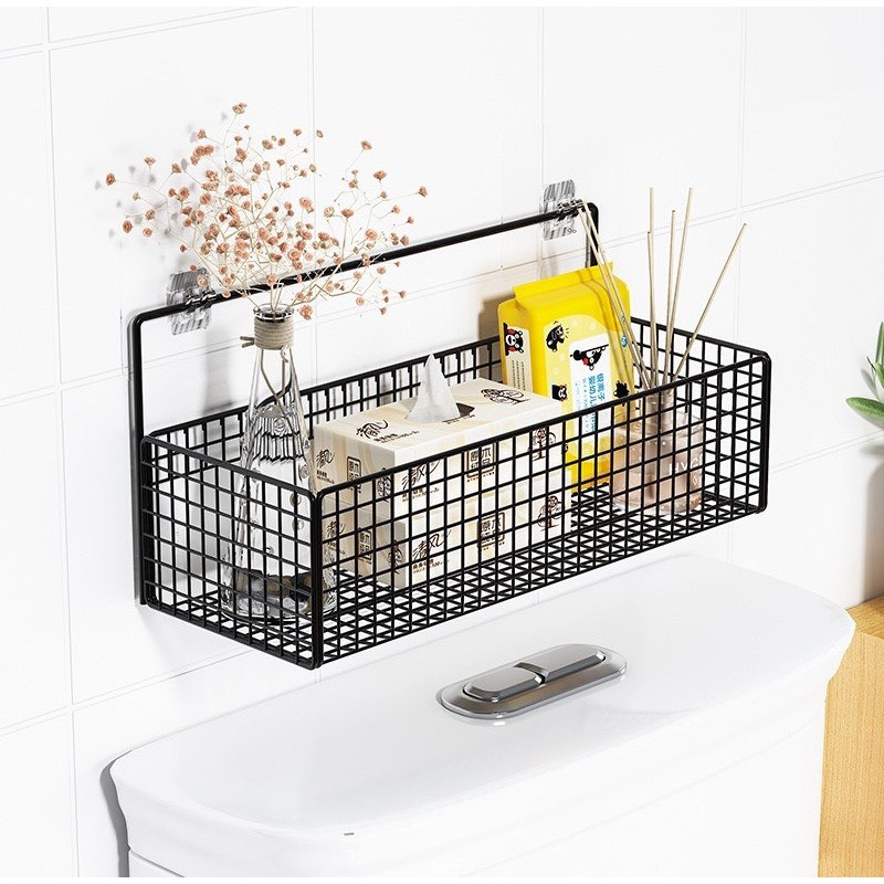 Kệ Để Đồ Nhà Tắm Dán Tường, Kệ Nhà Tắm, Kệ Thép Sơn Tĩnh Điện Không Gỉ Cao Cấp, Kệ Lưới Đa Năng, Kệ Góc Nhà Tắm | BigBuy360 - bigbuy360.vn