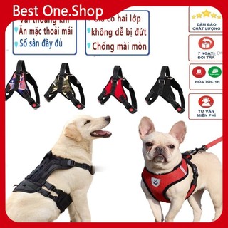  Dây dắt chó  yếm dắt chó đi dạo có đệm lưng chống giật 4 màu sắc,đai dắt chó,Đệm ngực chống sốc 