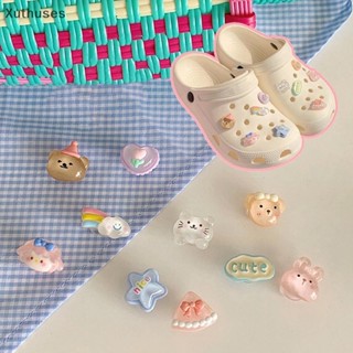 Xut Hoạt Hình Dễ Thương Động Vật Lỗ Giày Ch Trang Trí Khóa Giày Trong Suốt Hoa DIY Giày Hoa Phụ Kiện N