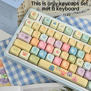  Pbt Keycap MOA Graffiti Monster Dễ Thương Năm Mặt Nhuộm Thăng Hoa Cá Tính Chủ Đề Nhiều Màu Sắc Bàn Phím Cơ Keycap Thích Ứng Với 61   63   64   67   68   71   75   78   82   84   87   96   98   100   