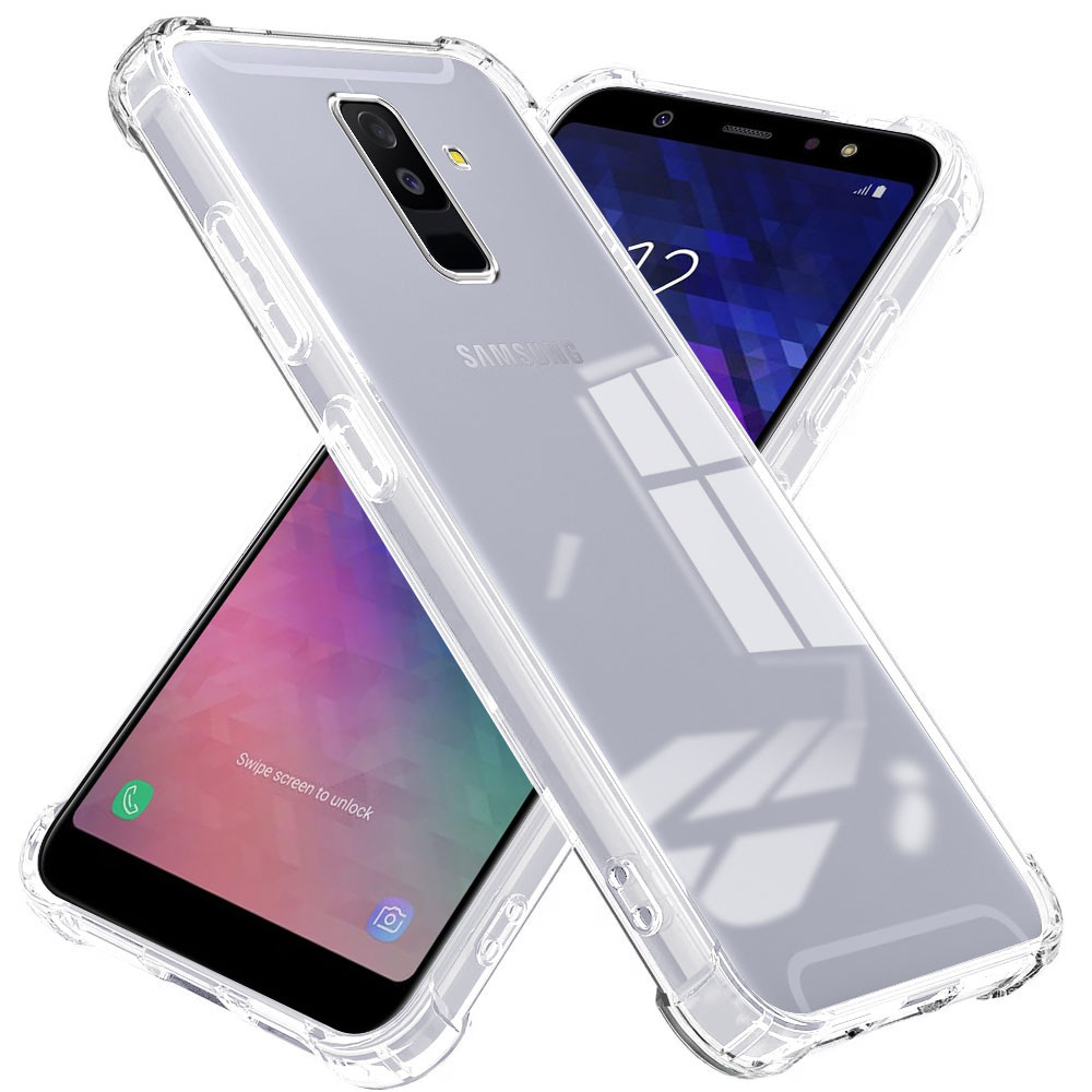 Ốp Điện Thoại Cho Samsung A6 Plus 2018 / J8 2018 Ốp Lưng Silicon Mềm Trong Suốt Chống Sốc Cho Samsun