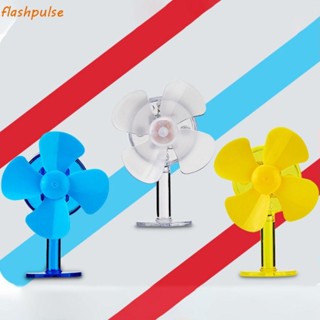 Đồ trang trí quạt năng lượng gió FLASHPULSE, Đồ trang trí quạt nhỏ chạy bằng gió, Đèn LED cối xay gió Mini trang trí tự dính PP sáng tạo ngoài trời