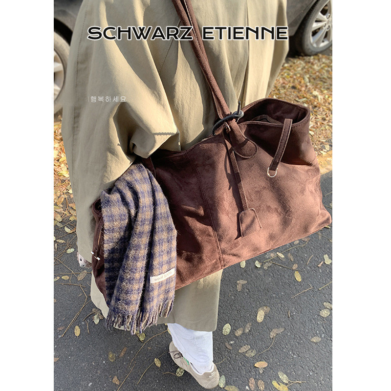  SCHWARZ ETIENNE Túi tote thời trang và đa năng Phong cách giải trí và lười biếng Túi đeo vai đơn nách dung tích lớn 