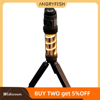 Đèn đuổi muỗi ANGRYFISH, Đèn đuổi bọ có nguồn sáng kép và 5 cài đặt có thể điều chỉnh, Nam châm đáy kép, Pin sạc USB cho ngoài trời trong nhà