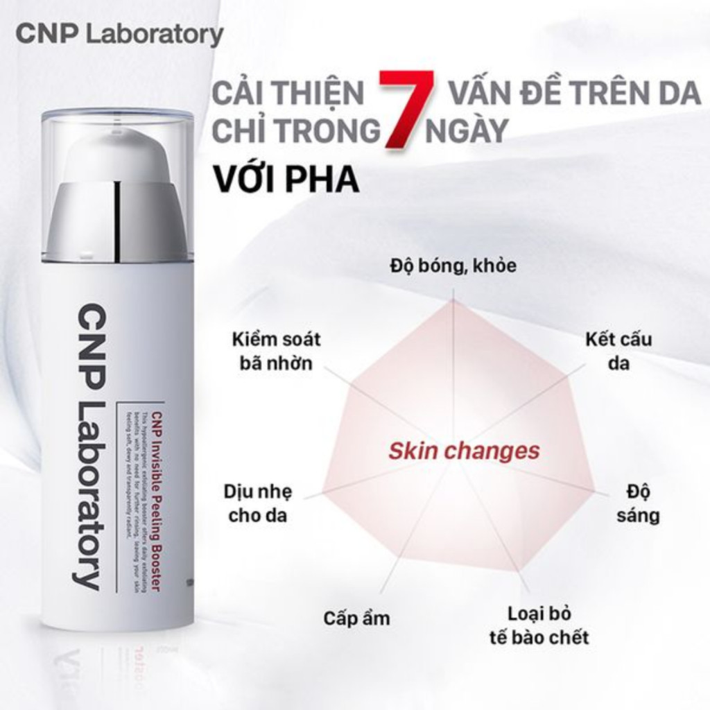 Gel Tẩy Tế Bào Chết Thế Hệ Mới CNP Laboratory Invisible Peeling Booster Chứa PHA Giúp Cải Thiện Da Hàn Quốc 100ml