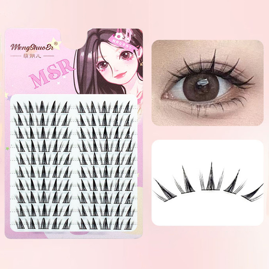 Mix 10-14mm Cụm Lash DIY Cá Nhân Lông Mi Anime Dành Cho Người Mới Bắt Đầu & Chuyên Nghiệp Thân Thiện