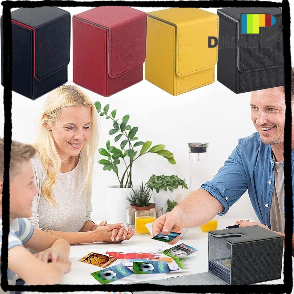 DUOJUAN Game MTG Trading Card Holder, Organizer Collectible Game Deck Box, Box Box Box Box PU Protec