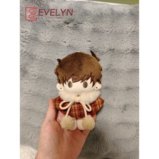 Evelyn (Búp bê) Váy áo choàng Giáng sinh 10CM kèm khăn quàng cổ sang trọng cho tình yêu và không gian sâu Genshin Impact Honkai: Star Rail Jujutsu Kaisen Búp bê bông DIY Trang trí quần áo Không có búp bê