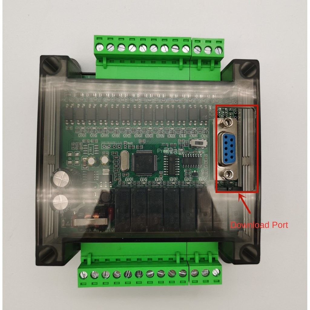 Board mạch PLC HK FX1N 20MR  - 12 Input/8 Output RELAY | RS232/RS485 | GX-Works2 Mitsubishi  | Mạch 