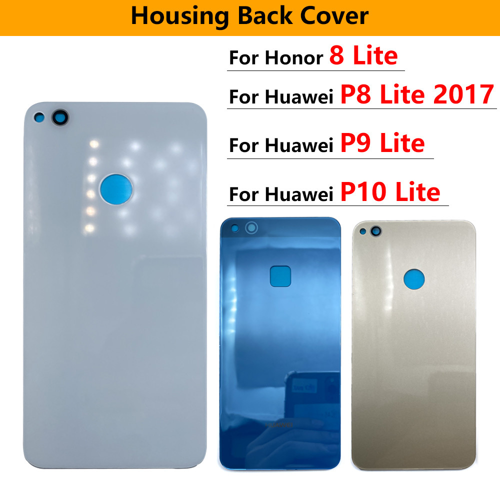 Vỏ pin mặt sau bằng kính Vỏ cửa sau cho Huawei P8 Lite 2017 / Honor 8 Lite / P9 P10 Lite