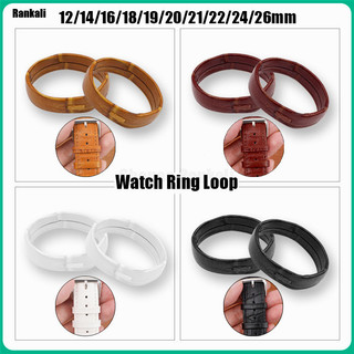 2 Chiếc Đồng Hồ Da Thật Chính Hãng Vòng 12 / 14 / 16 / 18 / 19 / 20 / 21 / 22 / 24 / 26mm Dây Đeo Đồng Hồ Giữ Vòng Giữ Phụ Kiện