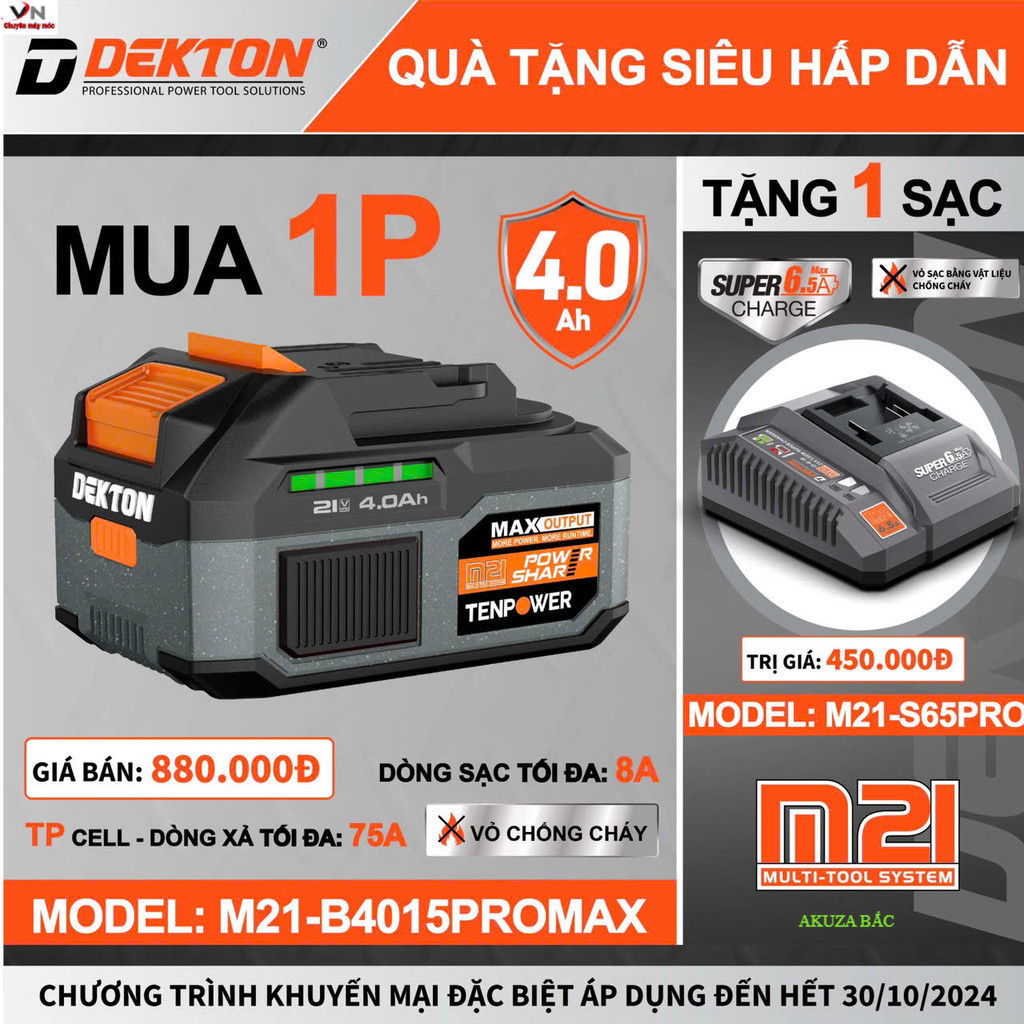 PIN DEKTON M21-B4015PLUSXanh/Xám/Chân pin phổ thông M21 MIỀN BẮC