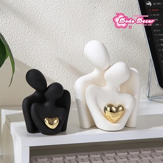 TƯỢNG DECOR ĐỂ BÀN TÌNH YÊU, Tượng Đôi Decor bàn học, trang trí phòng ngủ phong cách lãng mạn