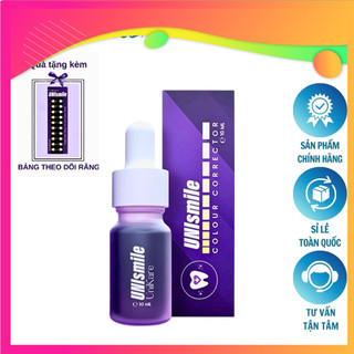 Serum Trắng Răng Unismile 10ml Chính Hãng Sirum Hỗ Trợ Tẩy Trắng Răng Ố Vàng Làm Sạch Loại Bỏ Mảng Bám Khử Mùi Hôi Miệng
