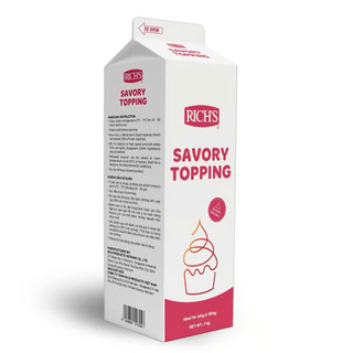 [HỎA TỐC] 1 thùng Kem Làm Bánh Vị Mặn Rich's (12 hộp x 1L)