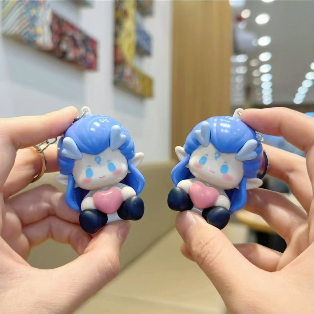 Nói "i Love You" Âm Thanh Móc Khóa Hoạt Hình Aobing Phát Sáng Móc Khóa Quà Tặng Tỉnh Cho Cặp Đôi