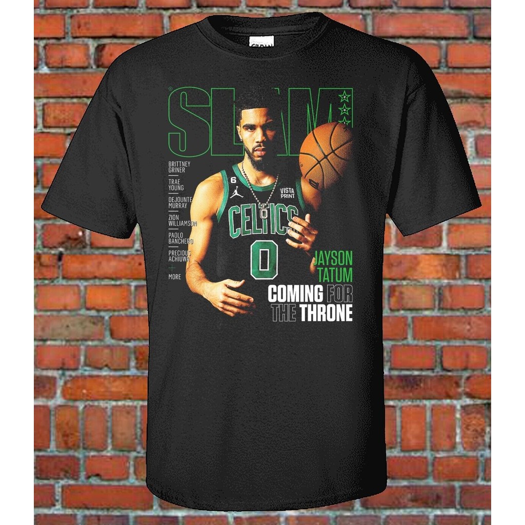 Jayson Tatum Boston Celtics Graphic Tee Bean Town