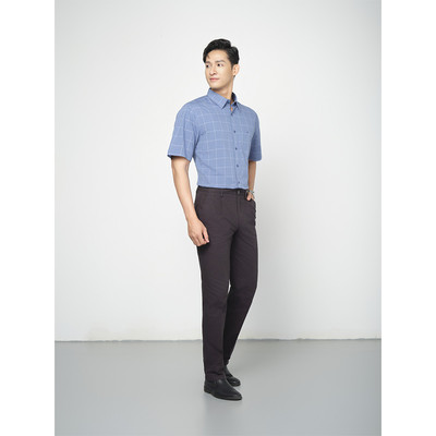 Quần Khaki 1Ply Viettien Smart Casual Vải Cottton Phom Regular VT00000249