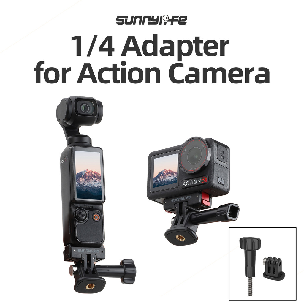 Dành Cho DJI Osmo Pocket 3 / Action 5 Pro Máy Ảnh Thể Thao 1 / 4 Bộ Chuyển Đổi Chân Máy Gopro / Inst