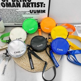 Túi đeo vai trẻ em UUMIR, Túi đeo chéo trẻ em Mini bằng da PU, Túi xách trẻ em tròn bền