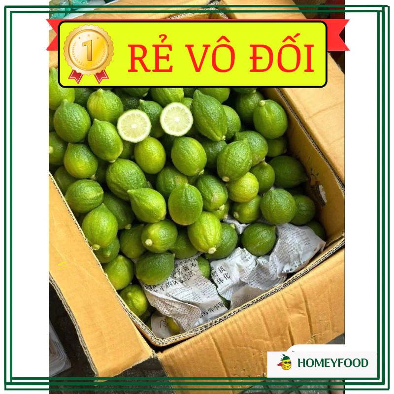 Chanh Quảng Đông Xanh  Tươi - Chanh Nước Hoa, Chanh Vàng Úc làm trà chanh giã tay RẺ NHẤT