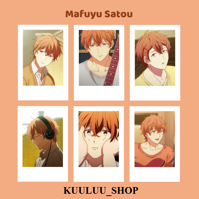 [KUULUU CARD] SET 6 Card Polaroid Anime Given - Cán Màng Chống Xước