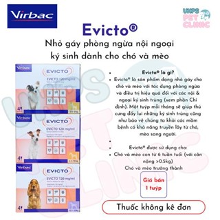 Evicto Nhỏ Gáy Cho Chó Mèo - Giải Pháp Bảo Vệ Toàn Diện, Tạm Biệt Ve