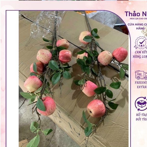 cành quả táo giả