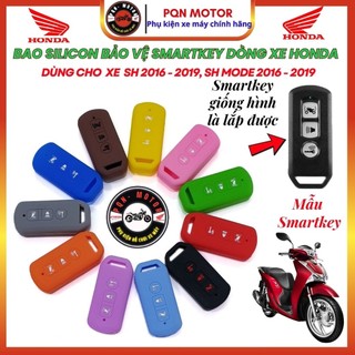 Bọc (Bao) Silicon Cho Chìa Smartkey Sh 2016-2019, Sh Mode 2016 - 2019, PCX 2016 - 2020