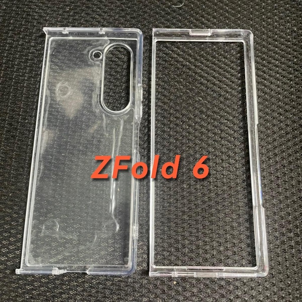 ốp lưng SS Galaxy Z Fold 6 , Z Fold 7 lưng cứng viền mềm, trong suốt