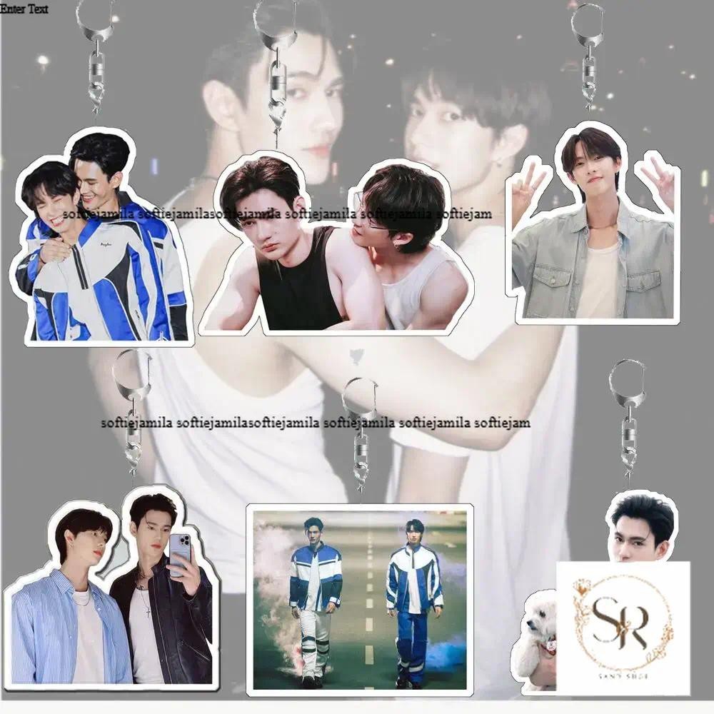 New Thai drama Pit Babe PavelPooh Keychain Cute Acrylic Pendant Key Holder Bags Pavel Pooh keychain