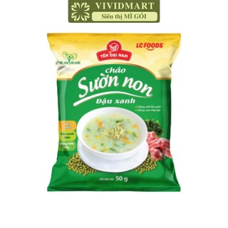 [GÓILẺ]- LC FOODS - Cháo Yến Đại Nam hương vị Sườn non đậu xanh, Cháo sườn non đậu xanh LC Foods, Cháo LCFoods (50g/gói)