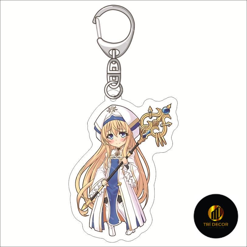 Móc Khoá, Mô Hình Standee Anime Gblin Slayer Shinkan, Goblin Slayer, Elf Trang Trí Bàn Học