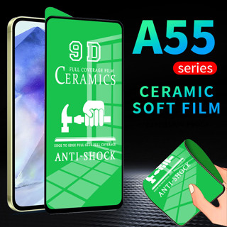 kính cường lực gốm dẻo full màn Cho Samsung Galaxy A55 A35 A15 A25 A05 A14 A24 A54 A34 A13 S20 FE Note 10 Lite A71 A72 A73 A22 A32 A02s A12 A21s A20e A20s A03s A50s A50 A30 A31 A33 A30s A20 A10 A10s A70 A70s A01 A11 A51 A52s A53 A21s A04e