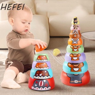 Đồ chơi HEFEI Matryoshka, Đồ chơi sơn tay Búp bê làm tổ Nga 6 lớp, Đồ chơi búp bê Bộ sưu tập tượng nhỏ Phim hoạt hình Búp bê xếp chồng thủ công Quà tặng sinh nhật