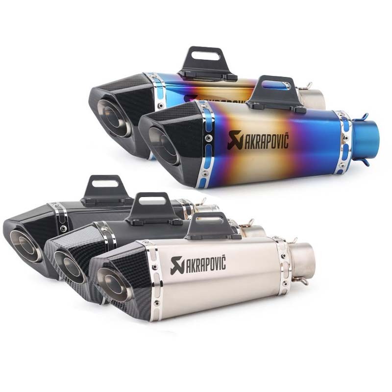 Ống giảm thanh đa năng 51MM / 2 "Ống giảm thanh ống xả xe máy có DB Killer