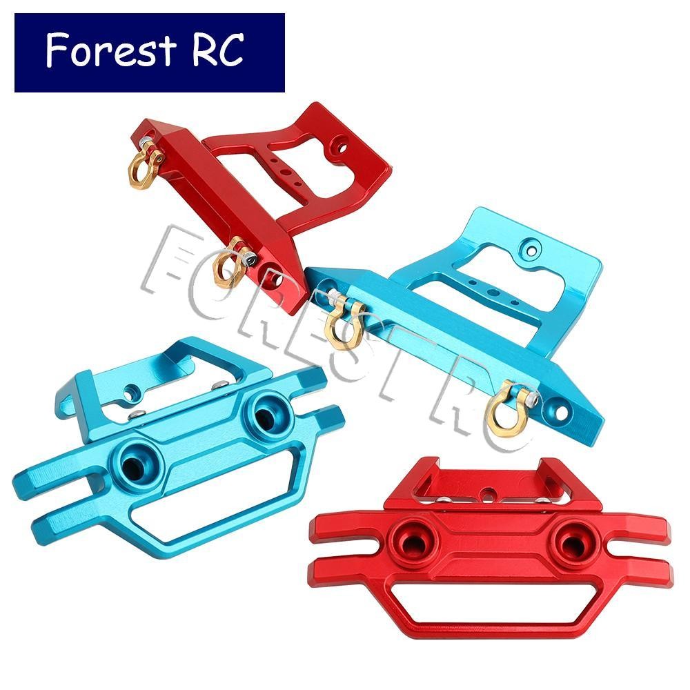 Hợp Kim Nhôm Phía Trước Phía Sau Cản Cho 1 / 14 MJX Hyper Go 14209 14210 RC Xe Sửa Đổi Kim Loại Nâng