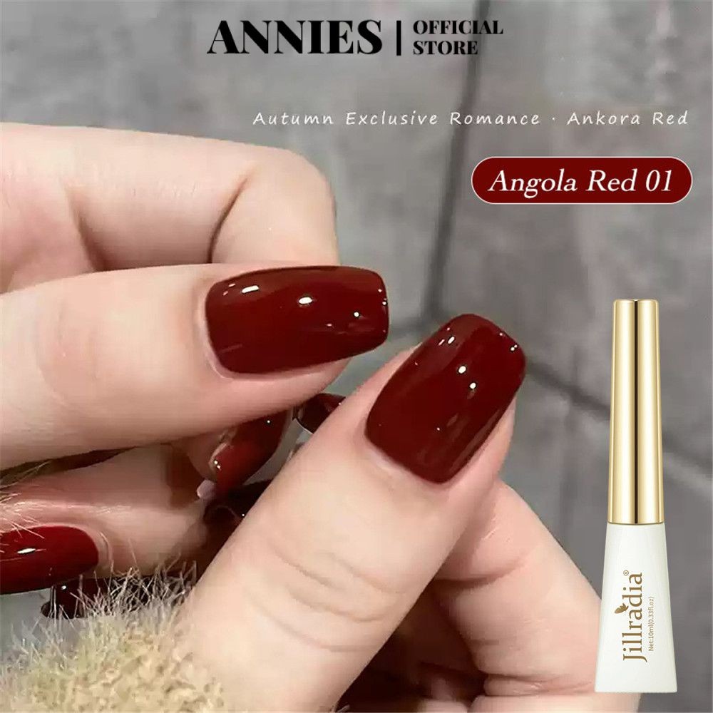 Jillradia Internet Celebrous Explosive Angola Red Glue New White Firm Lasting Nail Art Suit