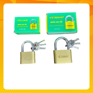Ổ khóa bấm Việt Nhật Lock 50 - 60mm siêu bền, Ổ khóa cửa bấm đồng thau chịu lực cực kỳ chắc chắn