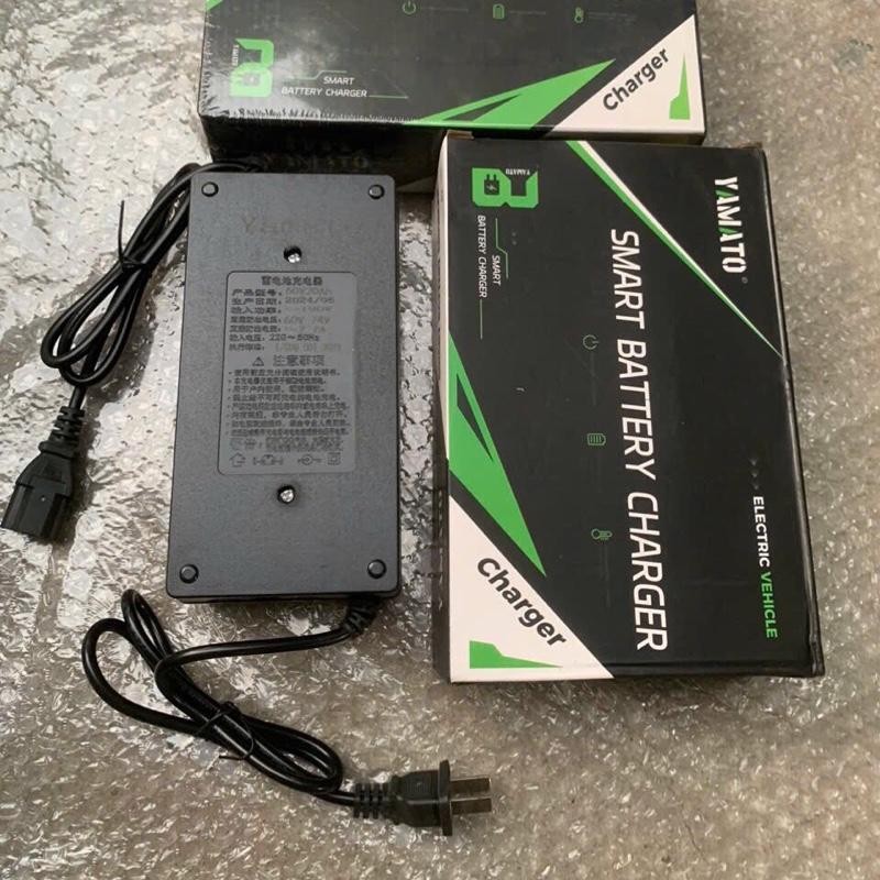 Sạc Yamato (nạp) ắc quy xe điện 48V-12AH, 48V-20AH, 60V-20AH - Sạc ắc quy cho xe đạp điện - Phụ Kiện