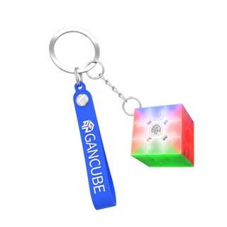  GAN330 Móc khóa Phiên bản mười năm Móc khóa 3x3 Cube Mini Mặt dây chuyền trang trí Phiên bản sưu tập 