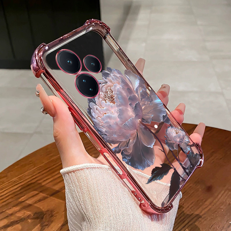 Ốp Lưng Cho Realme C53 C51 NOTE 50 C55 C61 C63 Narzo N63 C65 C67 c75 14x neo 7 Ốp Điện Thoại Sen Lớn