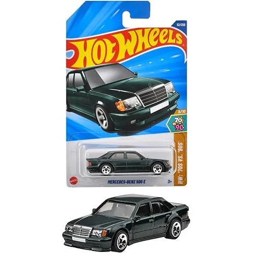 Đồ chơi xe mô hình JFN67 Hot Wheels Basic Car, Mercedes-Benz 500E