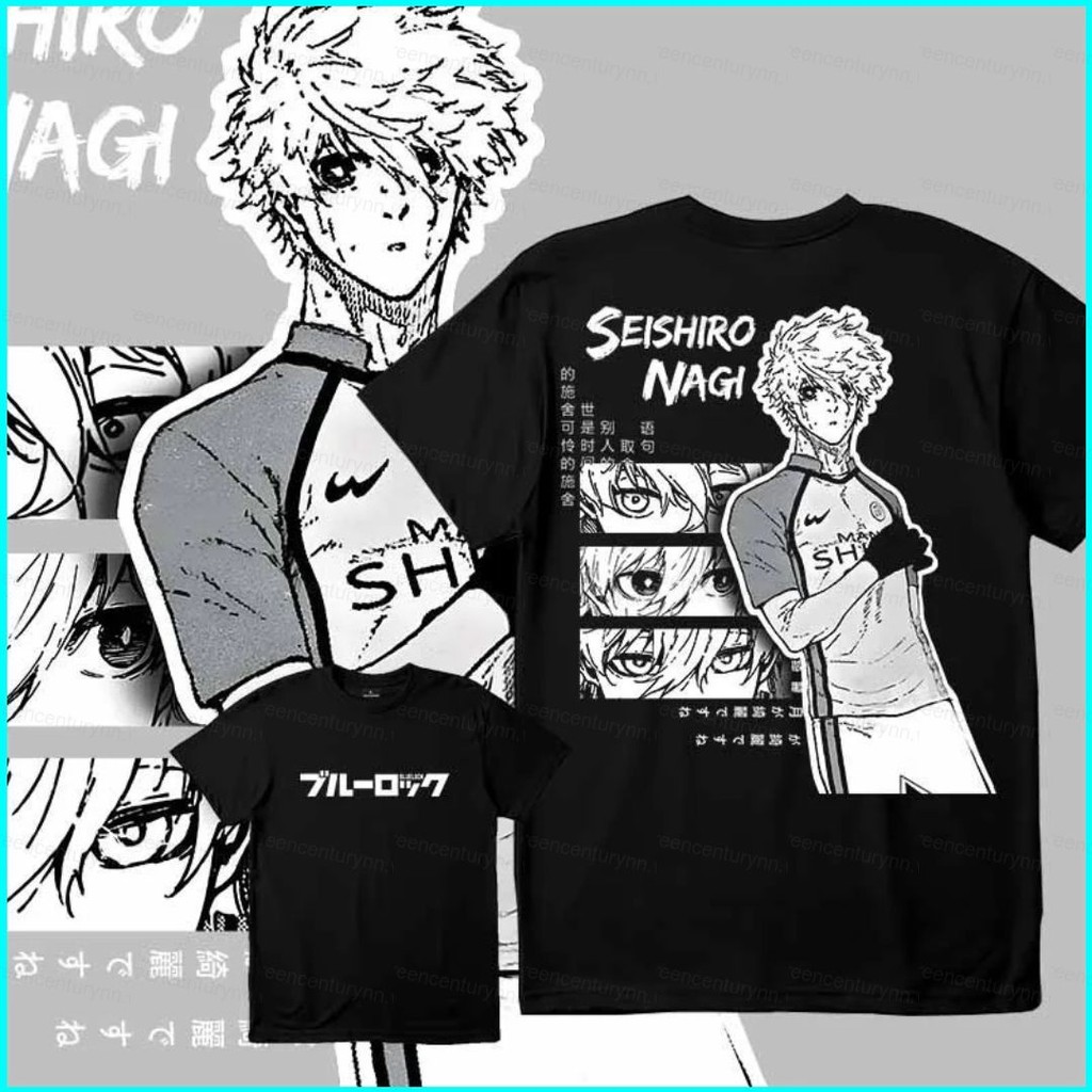 GN BLUE LOCK Nagi Seishiro Cosplay vải mùa hè Áo thun ngắn tay Anime NG