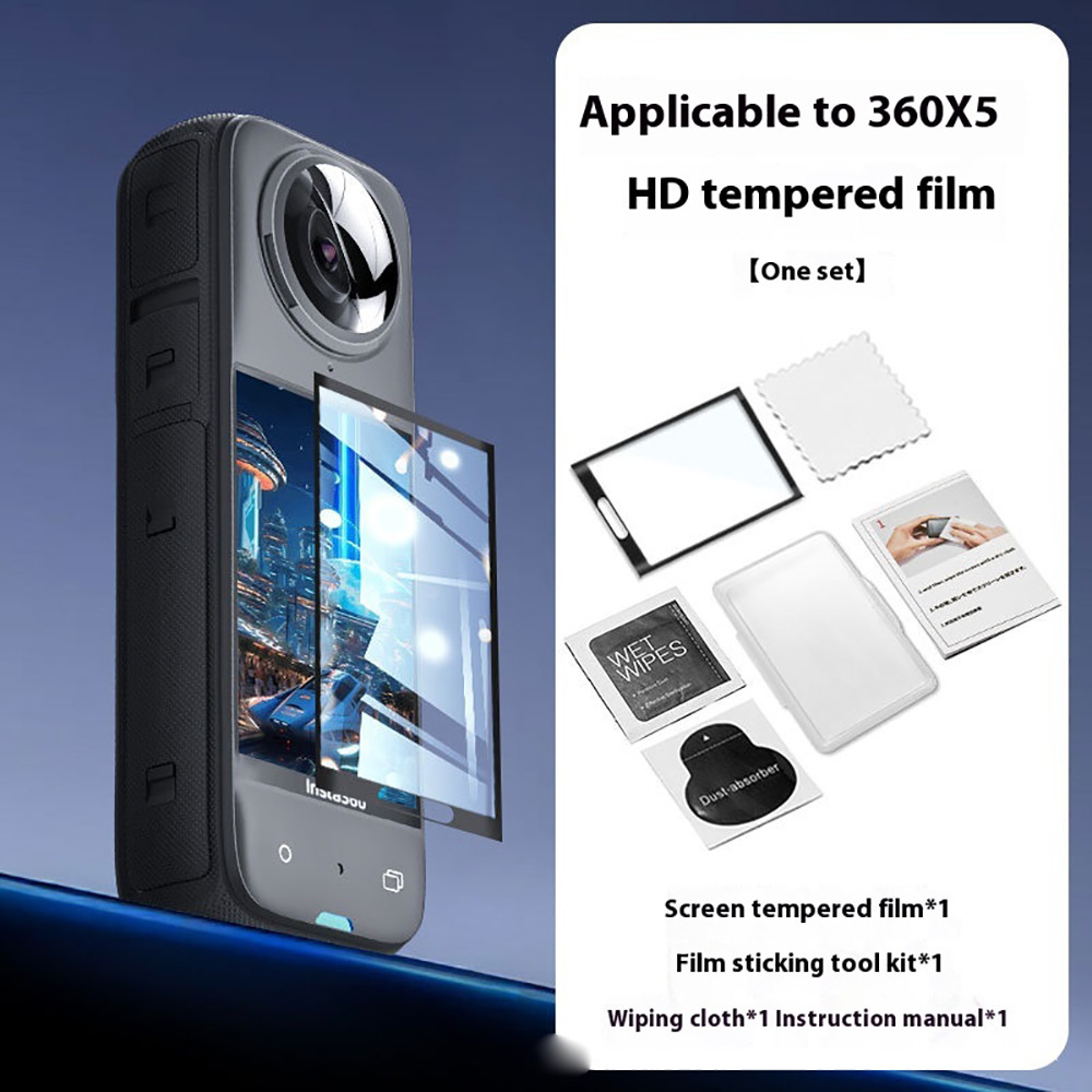 Dành Cho Phim Bảo Vệ Insta360 X5, Phim Cường Lực HD Cho Máy Ảnh Insta360 X5, Phụ Kiện Chống Trầy X5