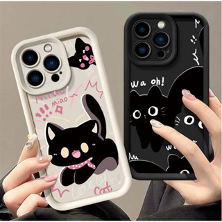 Ốp Mèo Đáng Yêu Cho Samsung Galaxy J8 2018 J4 J6 Plus S20 Ultra A01 A02 A10 M20 M15 M31 A70 A72 5G J7 Core Ốp điện thoại Silicon Mềm Dễ Thương TPU Lưng Mèo